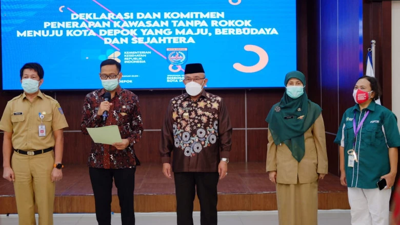 Peringati Hari Tanpa Tembakau, Pemkot Depok Deklarasi Berhenti Merokok