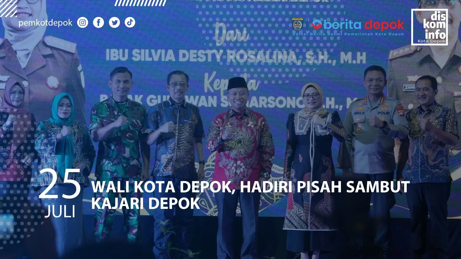 PISAH SAMBUT KEPALA KEJAKSAAN NEGERI DEPOK