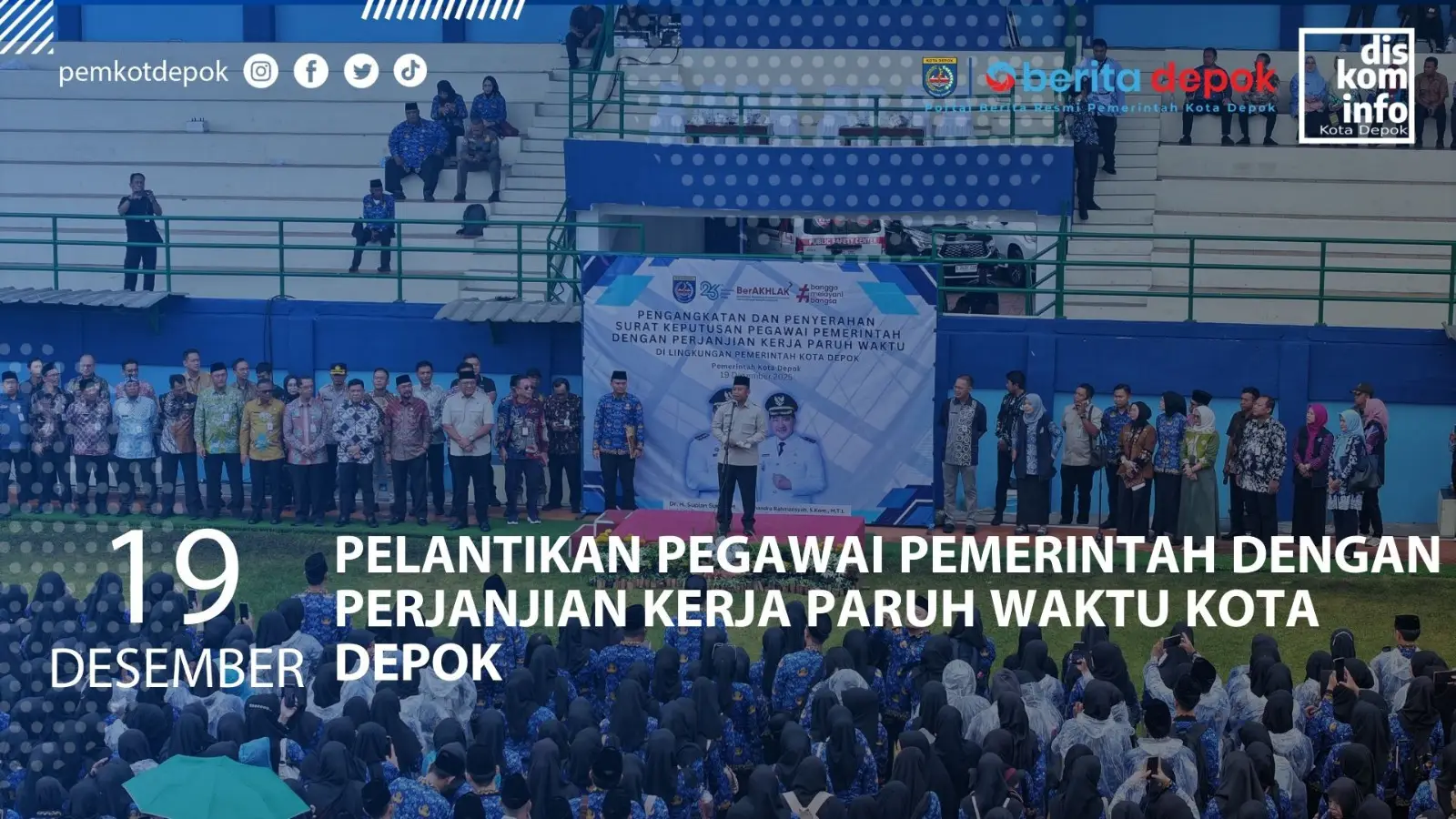Pelantikan PPPK Paruh Waktu Kota Depok Tahun 2025