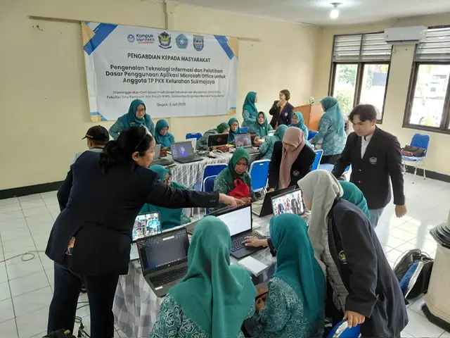Pelatihan Dasar Teknologi Informasi, Cetak Belasan Kader PKK Sukmajaya Melek Teknologi