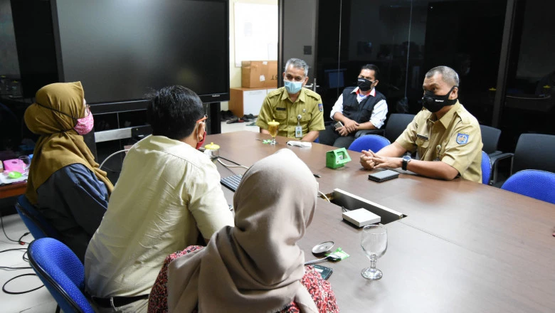 Kunjungan Provider Telekomunikasi Indosat ke Kantor Diskominfo Kota Depok