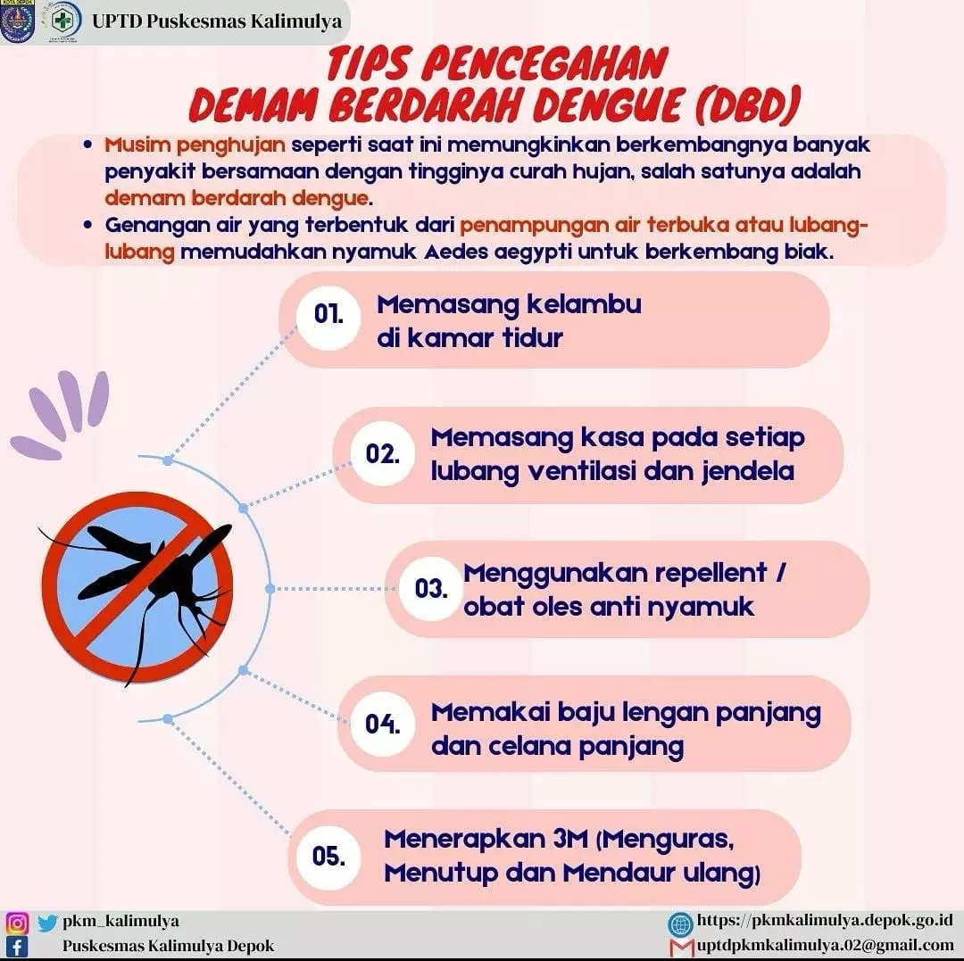 Kasus DBD Muncul di Jatimulya dan Kalimulya, Gerakan 3M Plus Cara Ampuh Pencegahan