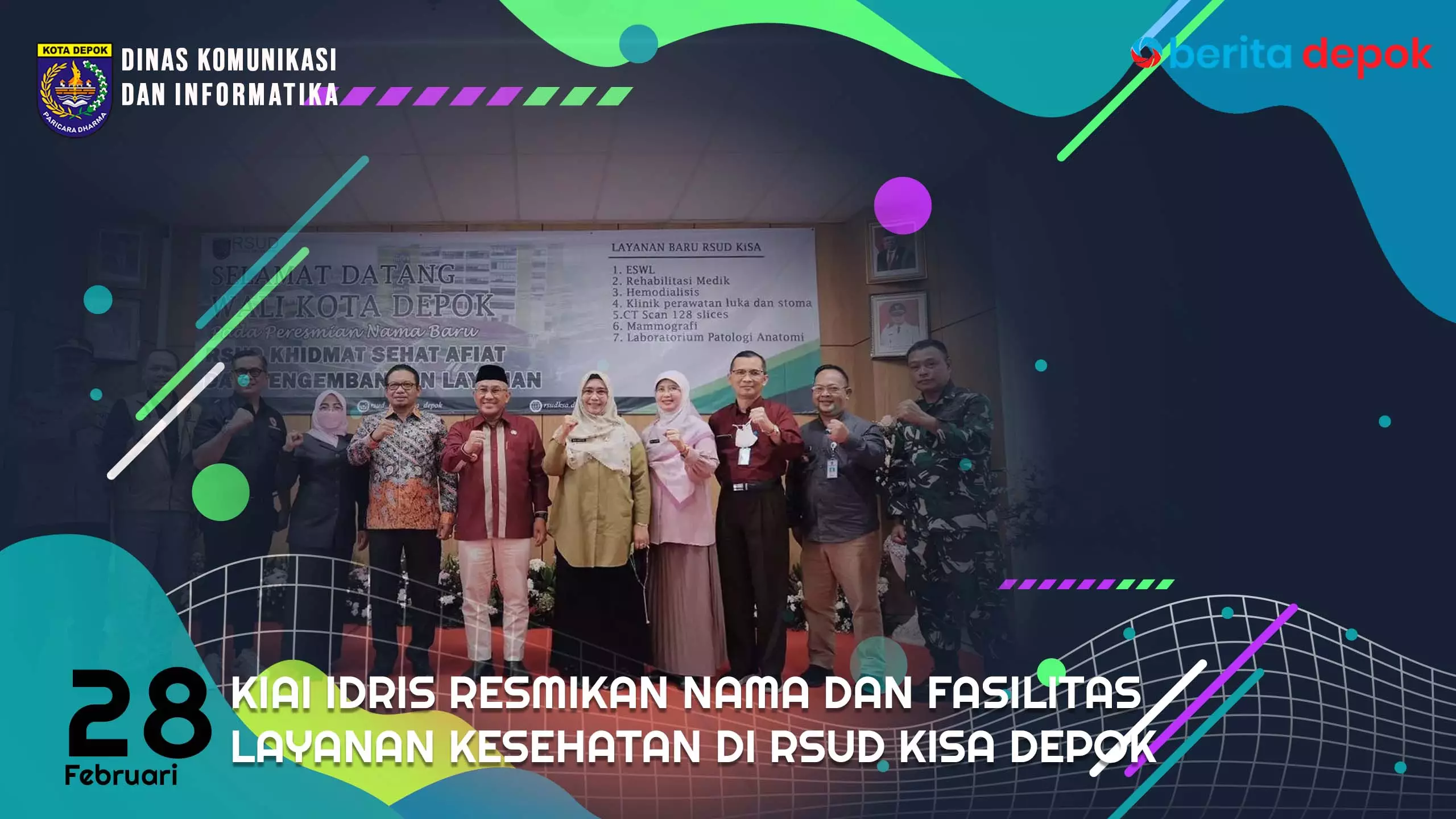 Video: Kiai Idris Resmikan Nama dan Fasilitas Layanan Kesehatan di RSUD KiSA Depok