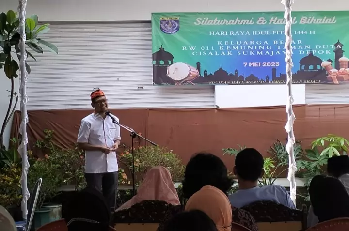 Silaturahmi dengan Warga, Bang Imam Sampaikan Soal Pentingnya Gotong Royong