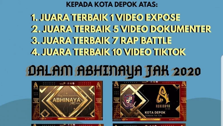 Genre Depok Sabet Empat Kejuaraan di Ajang Abhinaya Jak 2020