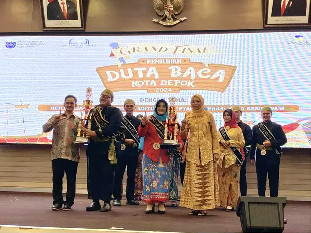 Selamat! Zaky dan Irba Terpilih Jadi Duta Baca Kota Depok Tahun 2024