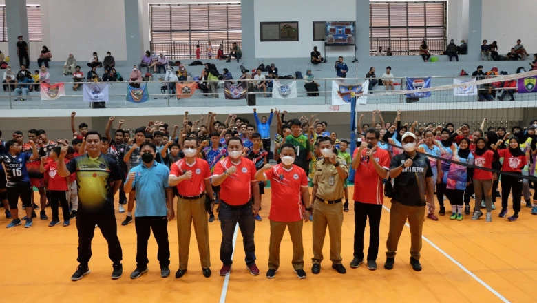 PBVSI Depok Gelar Kejuaraan Bola Voli U-15 dan U-17 Piala Wali Kota Depok Tahun 2022