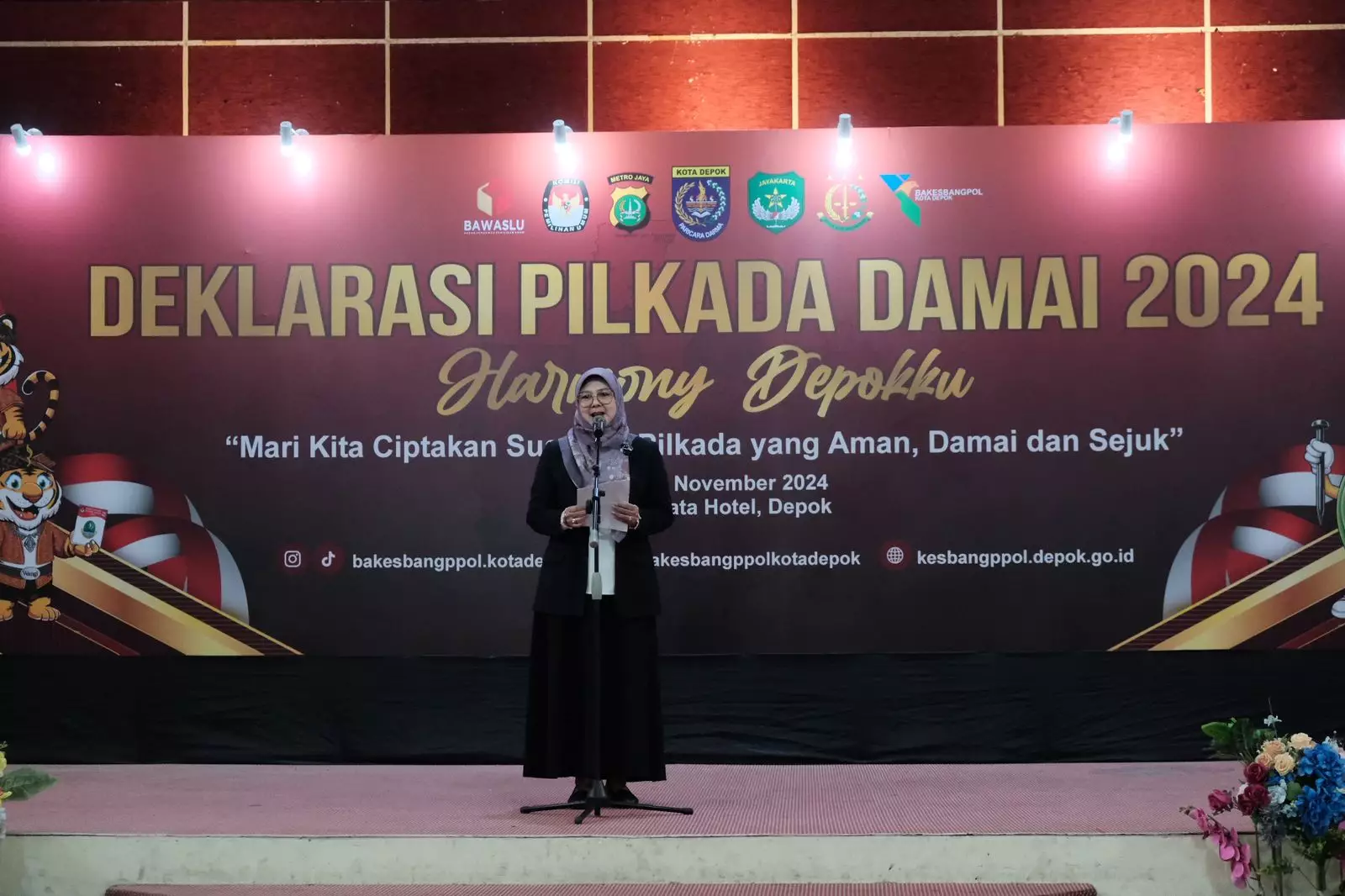 Bakesbangpol Depok Gelar Deklarasi Pilkada Damai 2024, Momen Refleksi