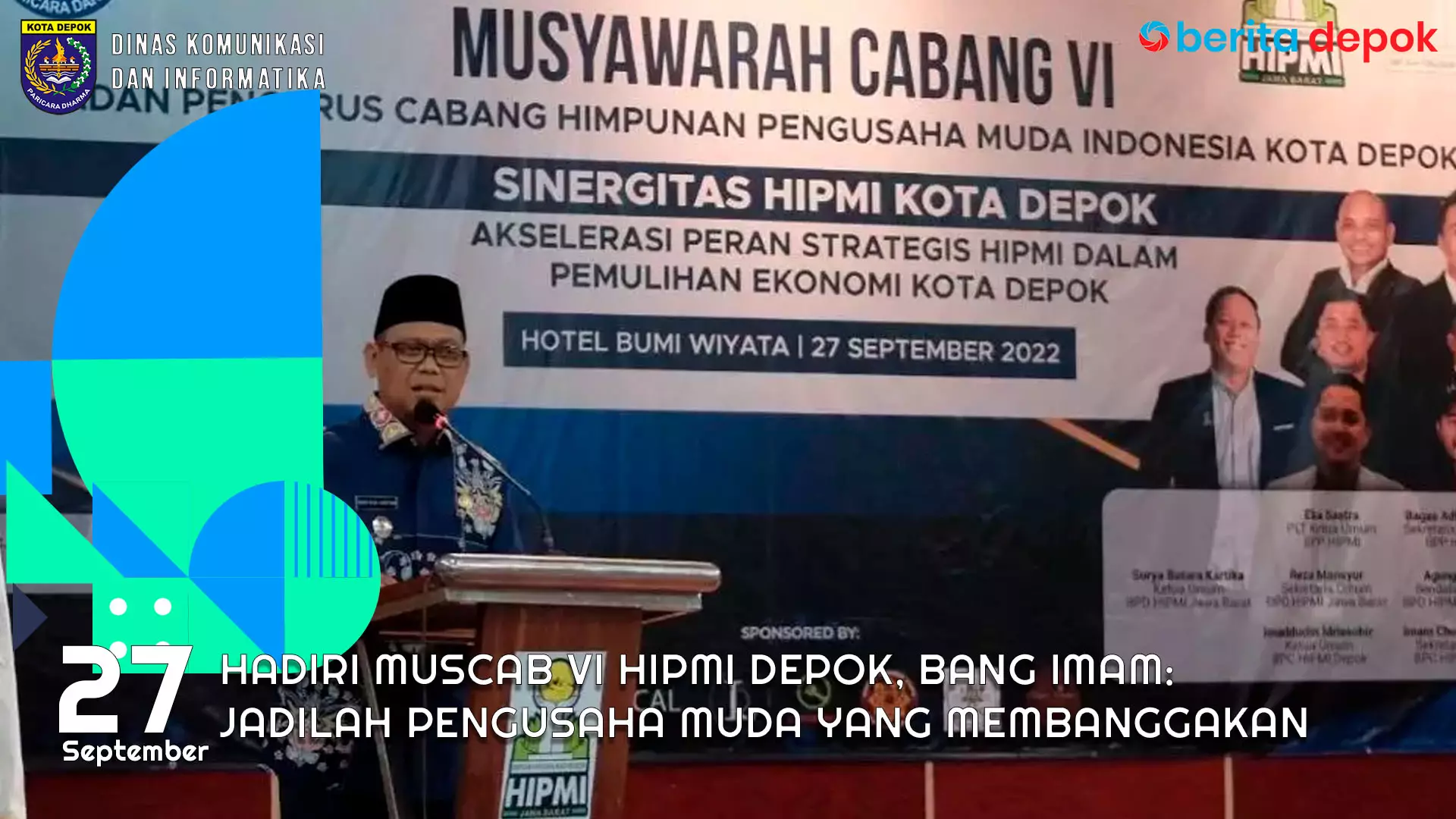 Video: Hadiri Muscab VI Hipmi Depok, Bang Imam: Jadilah Pengusaha Muda yang Membanggakan