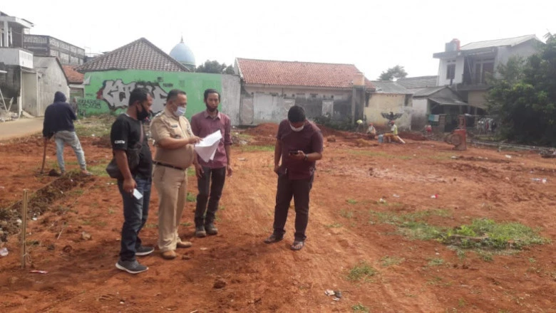 Pembangunan Taman Kelurahan Serua Ditargetkan Rampung Desember 2020