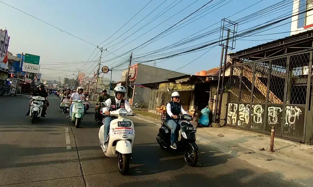 Riding Kemerdekaan RI: Wali Kota, Kapolres, dan Dandim Depok Motoran Bareng Ratusan Anak Motor