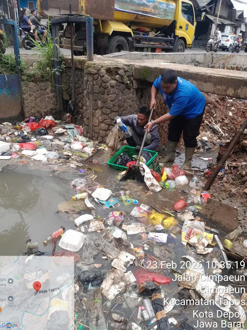 Sembilan Titik Kali dan Situ Rampung Dinormalisasi Satgas DPUPR Depok
