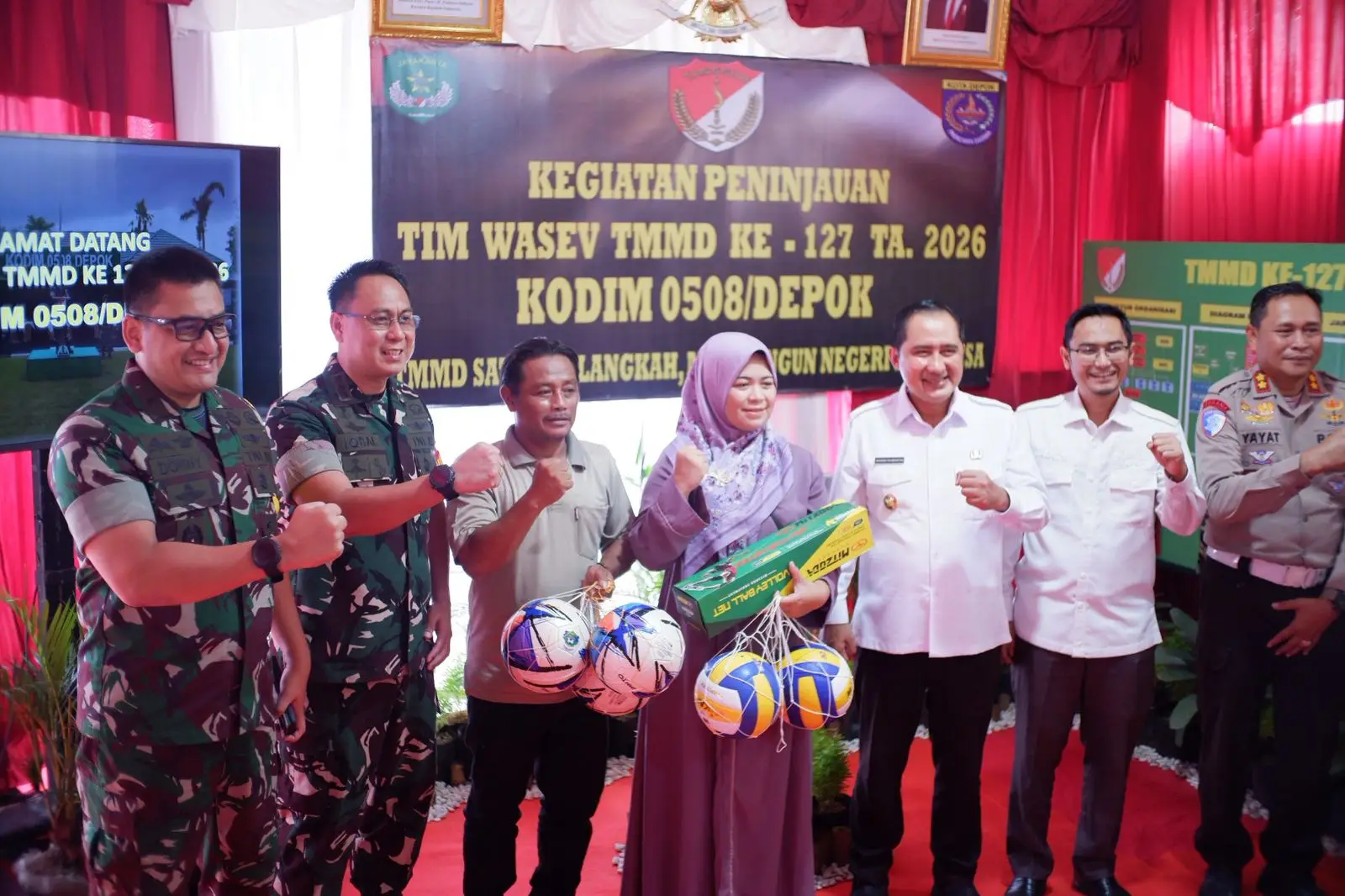 Tim Wasev Tinjau TMMD ke-127 di Depok, Pastikan Progres Tepat Sasaran