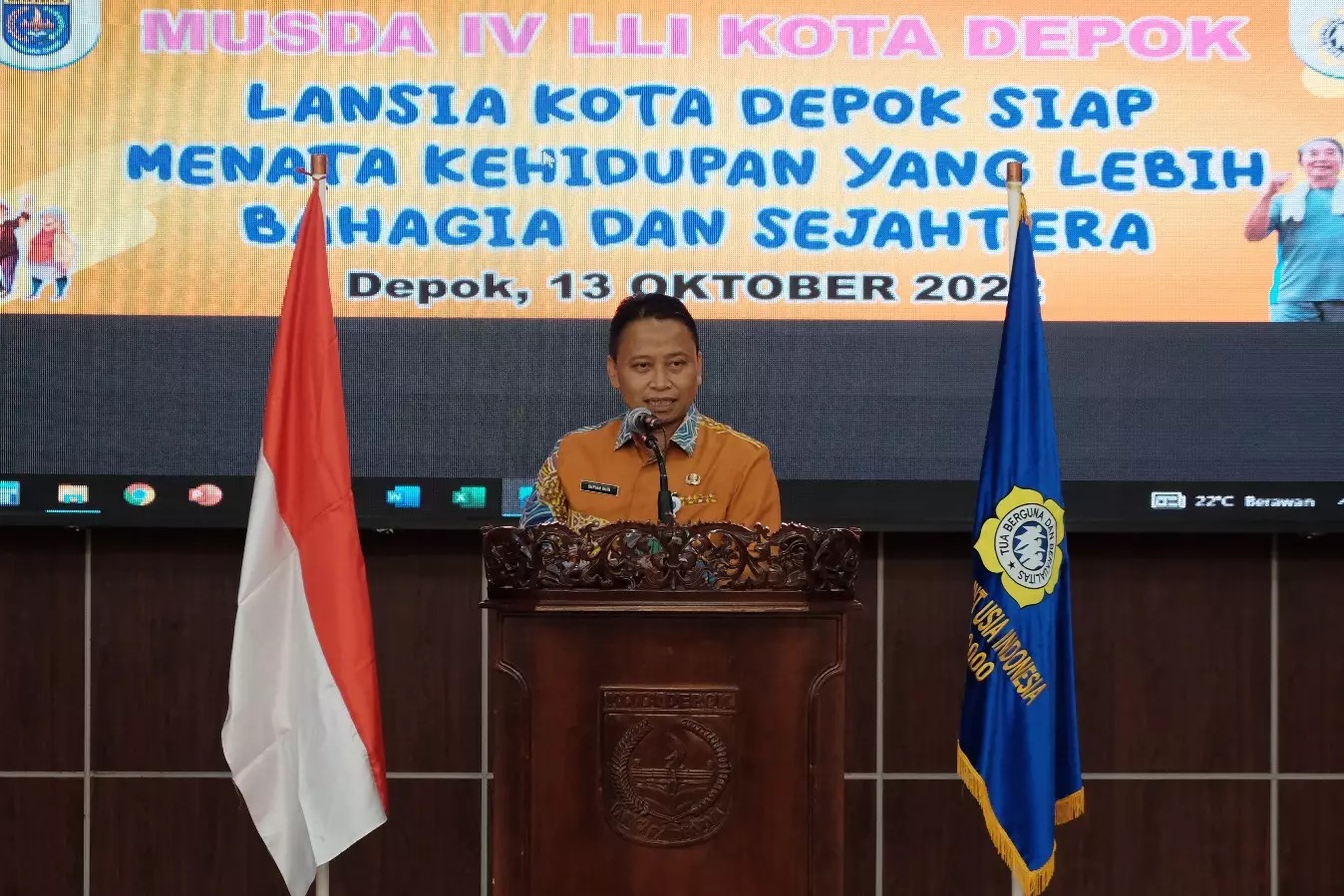 Sekda Hadiri Musda IV LLI Kota Depok