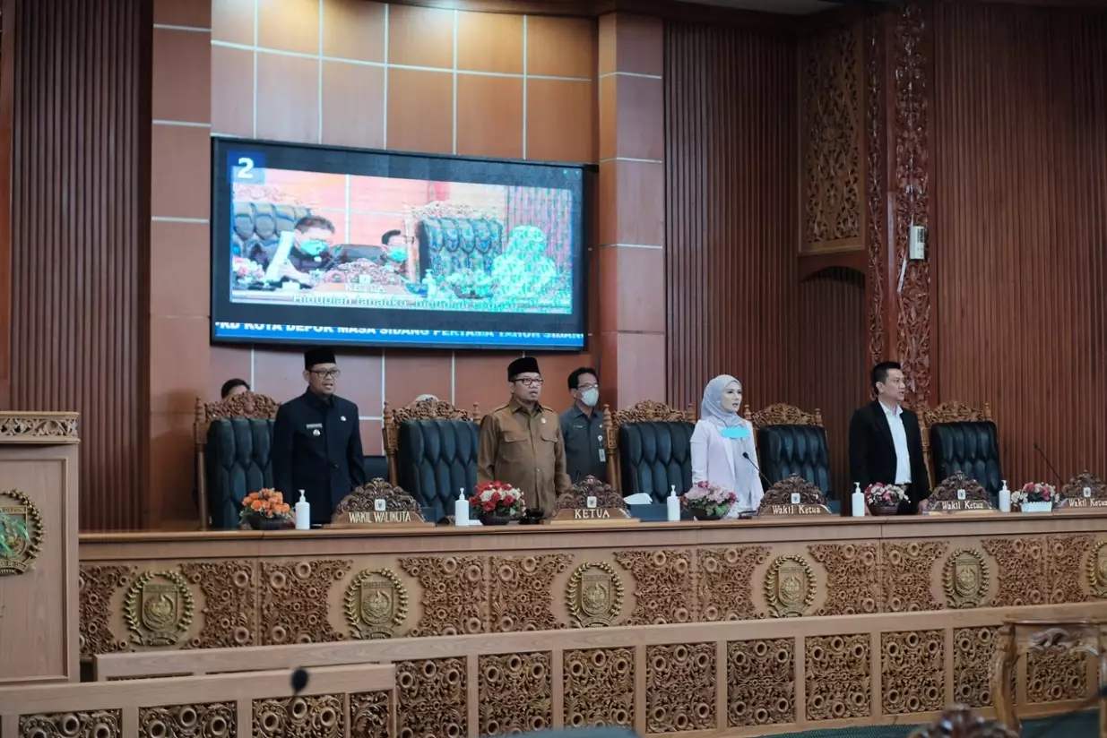 Wakil Wali Kota Hadiri Rapat Paripurna Penyampaian LKPJ Wali Kota Depok 2022
