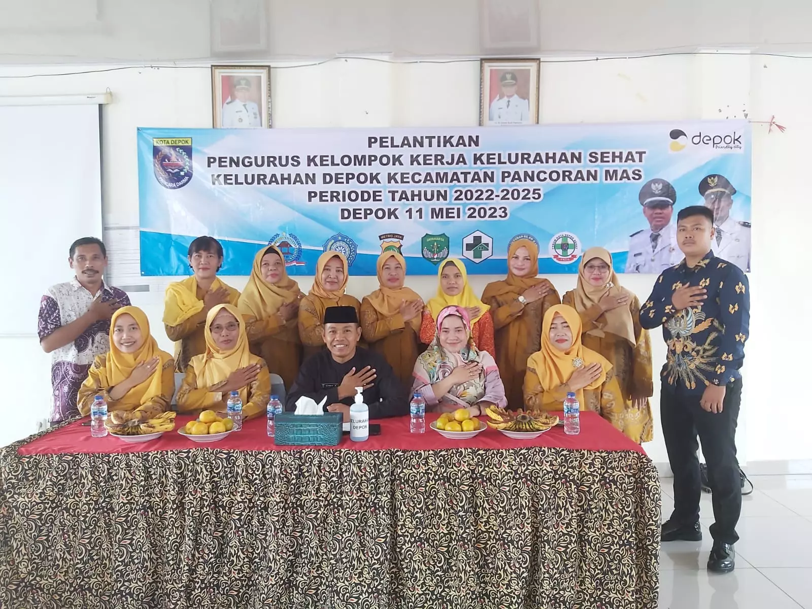 Lili Shalihat Resmi Dikukuhkan Jadi Ketua Pokja Kelurahan Sehat Depok