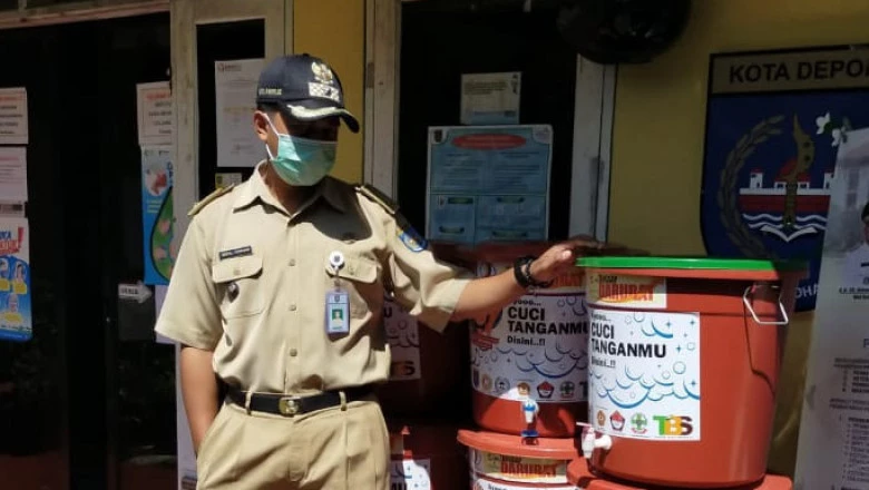 Cegah Covid-19, Kelurahan Mekarsari Sediakan Wastafel Portabel di 25 Lokasi