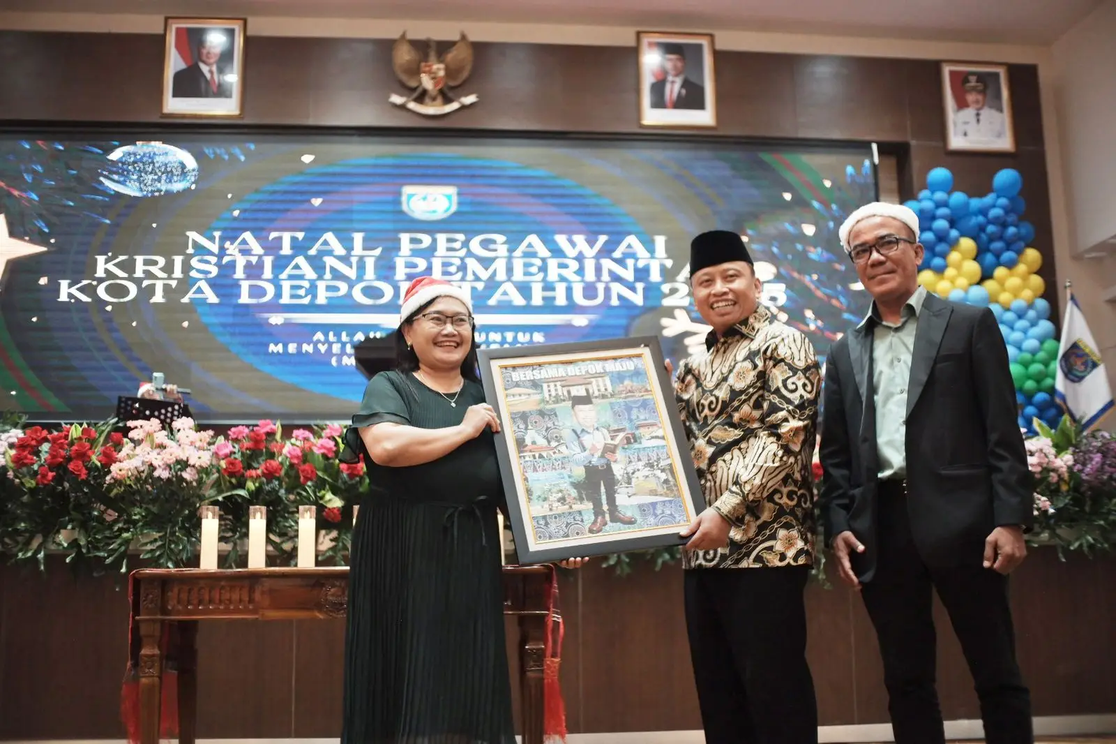 Penuh Suka Cita, Wali Kota Hadiri Perayaan Natal Pegawai Kristiani Pemkot Depok