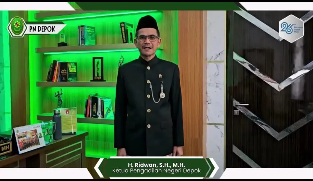 HUT ke-26 Kota Depok, Ketua PN Sampaikan Harapan bagi Kemajuan Bersama