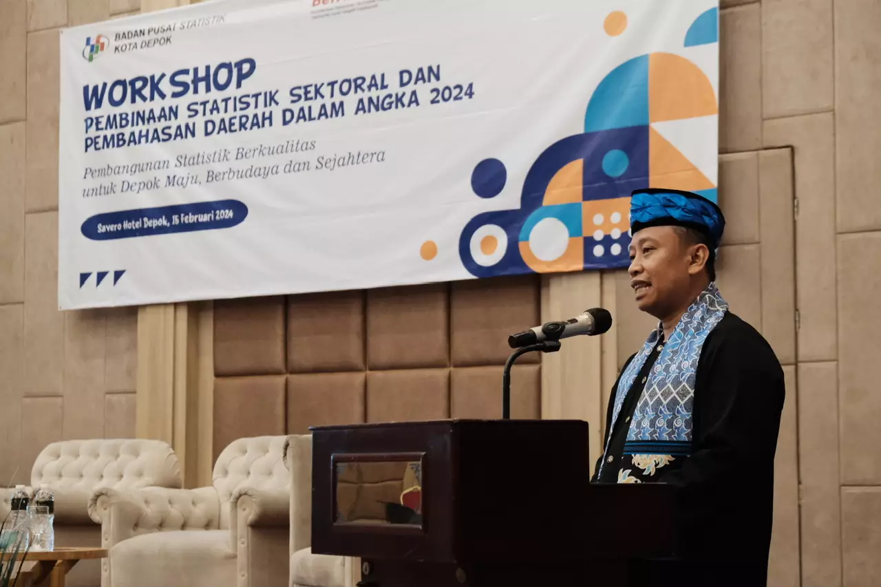 Sekda Depok Jadi Keynote Speaker Workshop Pembinaan Statistik Sektoral BPS