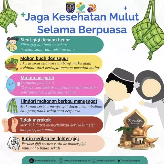 Ini Tips Menjaga Kesehatan Mulut Saat Puasa dari Dinkes Depok