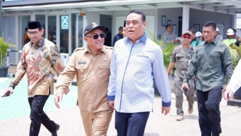 Wali Kota Depok Dampingi Menteri PAN-RB Tinjau Masterplan UIII