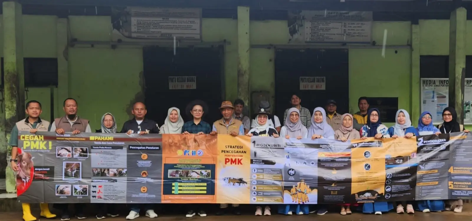 DKP3 Depok Terima Kunjungan Kementan, Berikan Edukasi Penanganan PMK