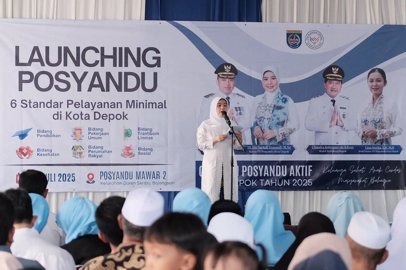 Tak Melulu Soal Kesehatan, Cing Ikah Ajak Warga Lapor ke Posyandu 6 SPM