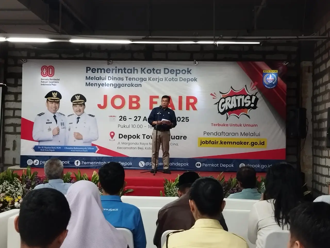 Pemkot Depok Gelar Job Fair 2025, Buka Peluang Kerja untuk Warga