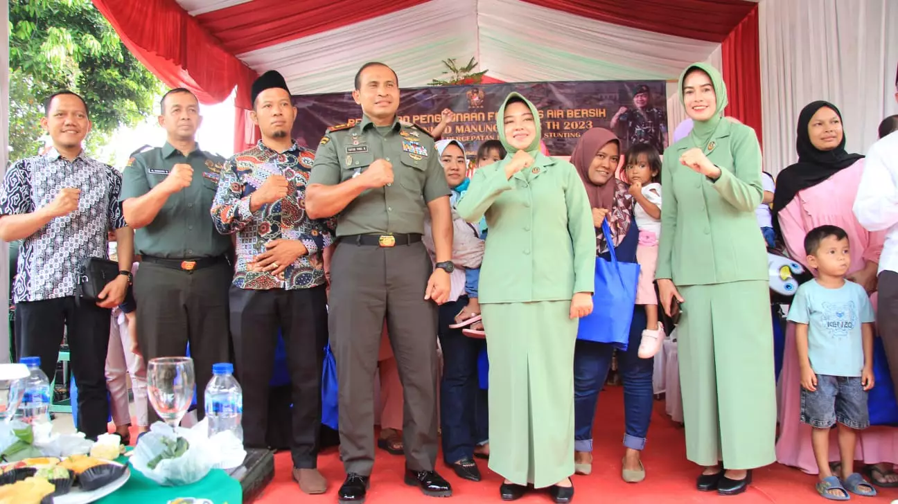 Jadi Bapak Asuh Anak Stunting, Dandim Depok Berikan Makanan Tambahan Bergizi