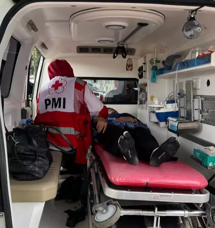 Empat Relawan PMI Kota Depok Disiagakan Kawal Upacara HUT ke-79 RI