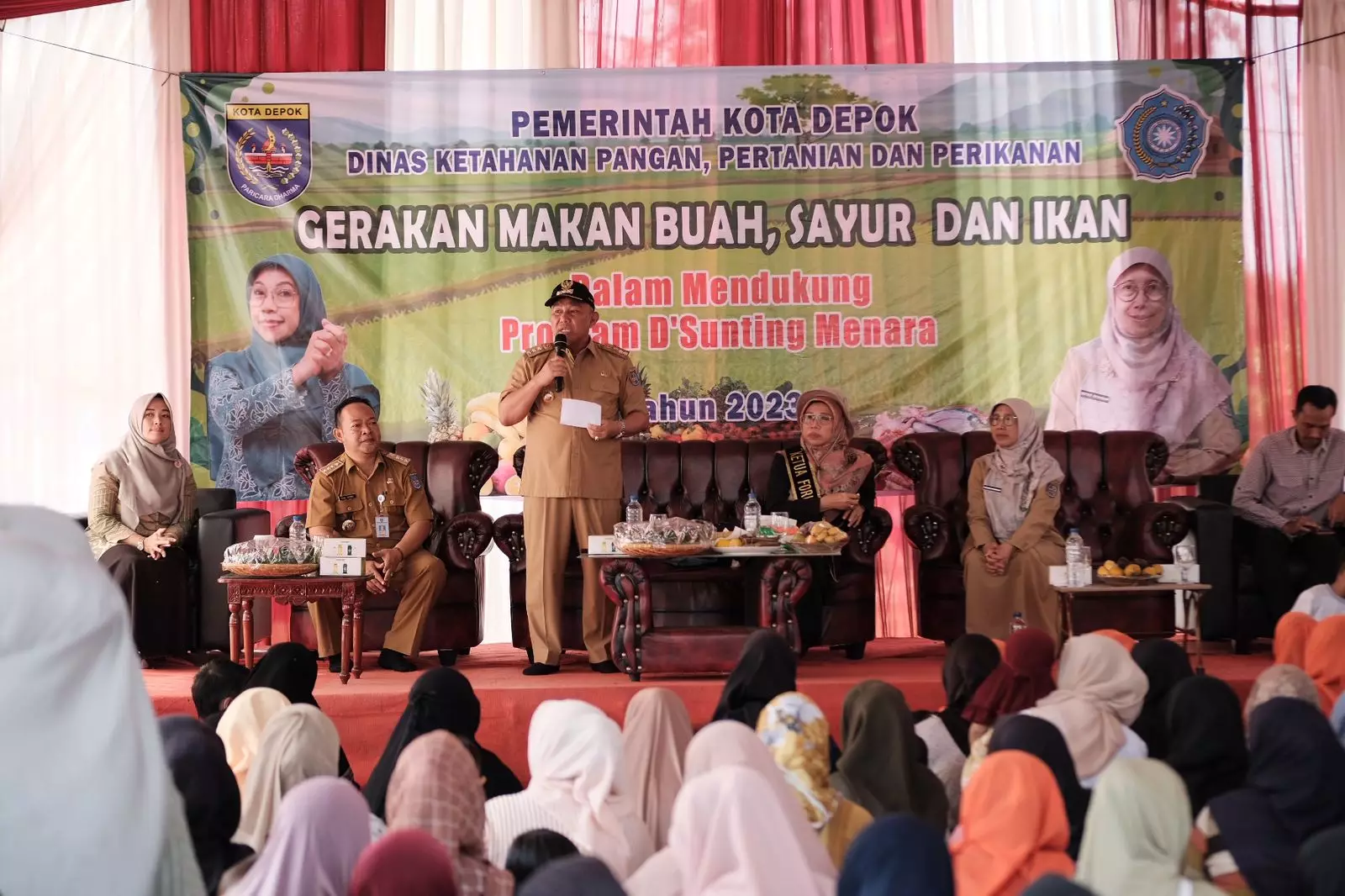 Kampanye Gemarikan Cegah Stunting, Wali Kota Depok: Cara Makan Ikan Ada Takarannya