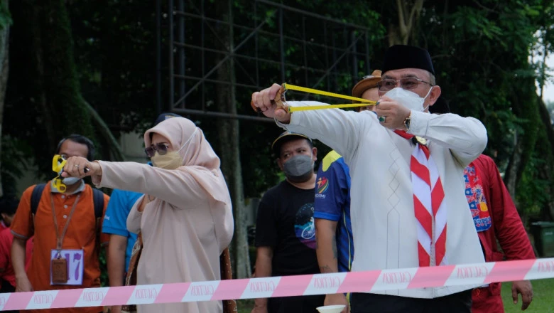 Wali Kota Ikut Ramaikan Lomba Permainan Tradisional