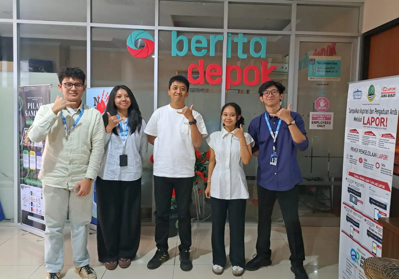 AIESEC UI Gandeng Diskominfo Depok, Perluas Publikasi Program ke Masyarakat