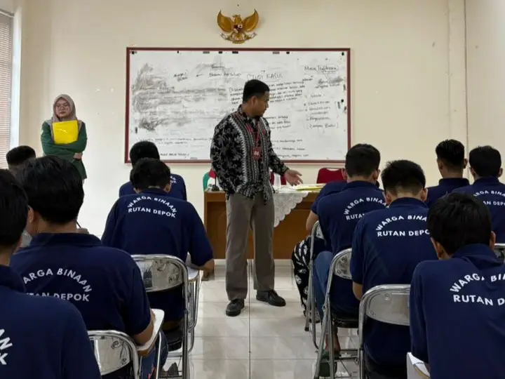 Mengejar Mimpi dari Balik Jeruji, Puluhan Warga Binaan Rutan Depok Ikuti UTS
