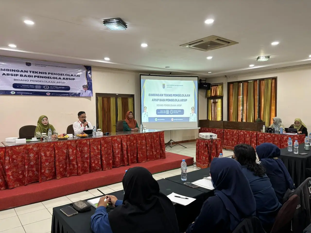 Arsiparis ANRI Paparkan Pentingnya Pengelolaan Arsip Dinamis di Bimtek Diskarpus Depok