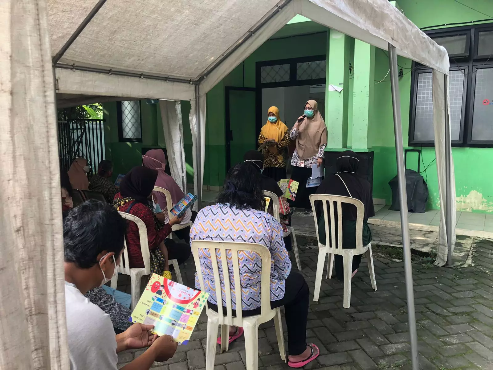 Puskesmas Abadijaya Berikan Penyuluhan kepada Pengunjung soal TBC