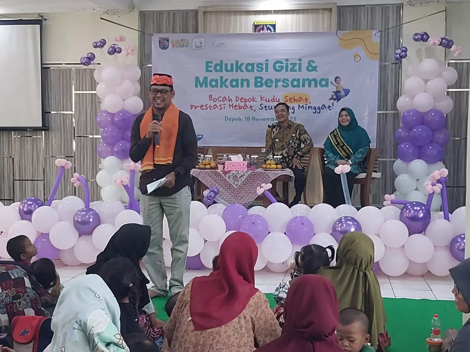 Serentak 22 Titik, Pemkot Depok Adakan Edukasi Gizi dan Makan Bersama Menu PMT Lokal