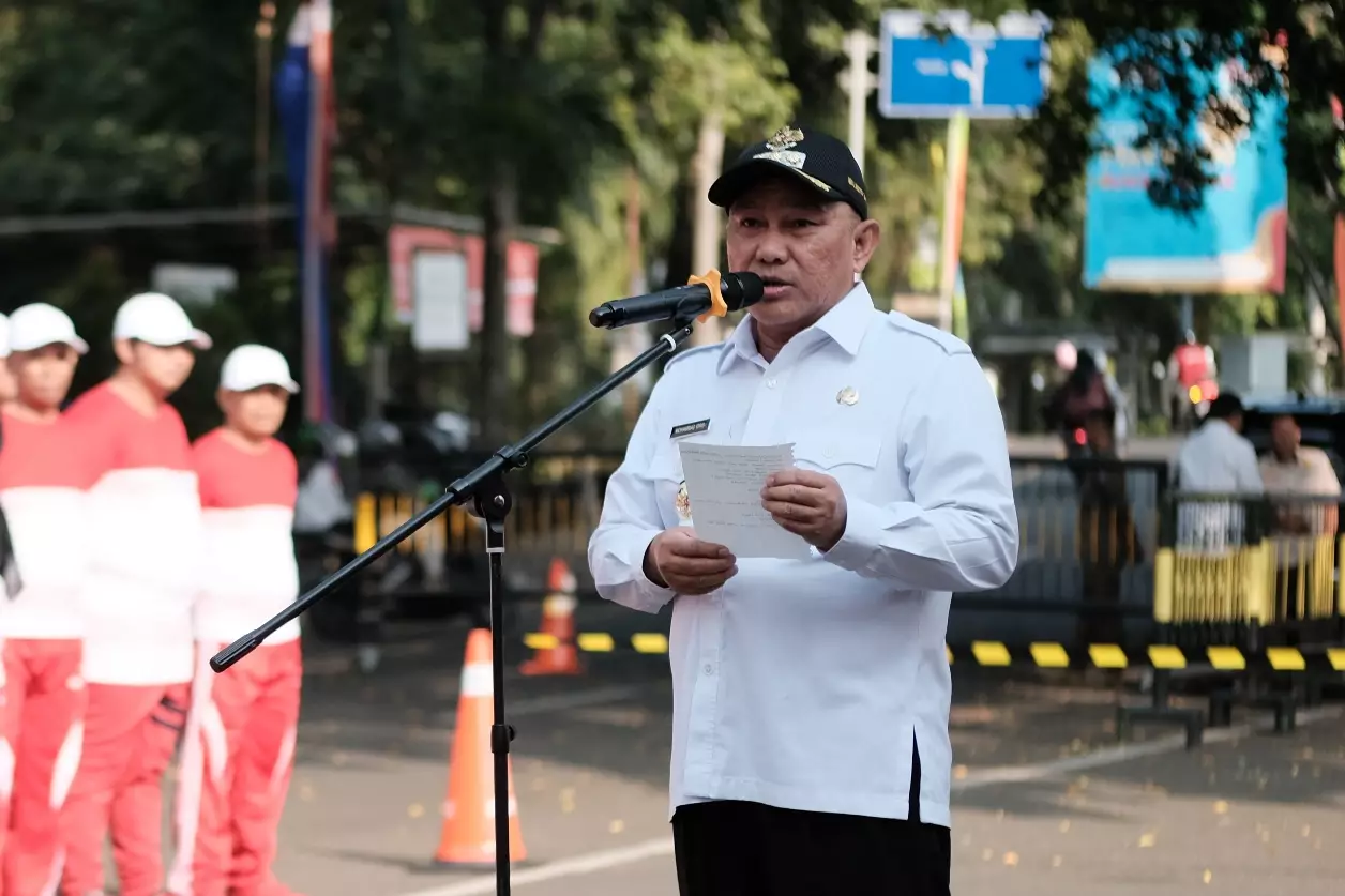 Wali Kota Buka Lomba Baris-Berbaris Bagi Pegawai Kecamatan se-Depok