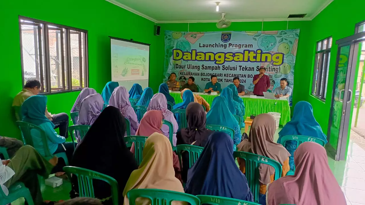 Inovasi Dalang Salting, Upaya Kelurahan Bojongsari Entaskan Sampah dan Stunting