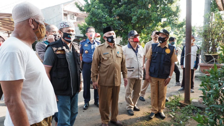 Wali Kota Depok Tinjau Lokasi Kebakaran Perumnas Depok 1