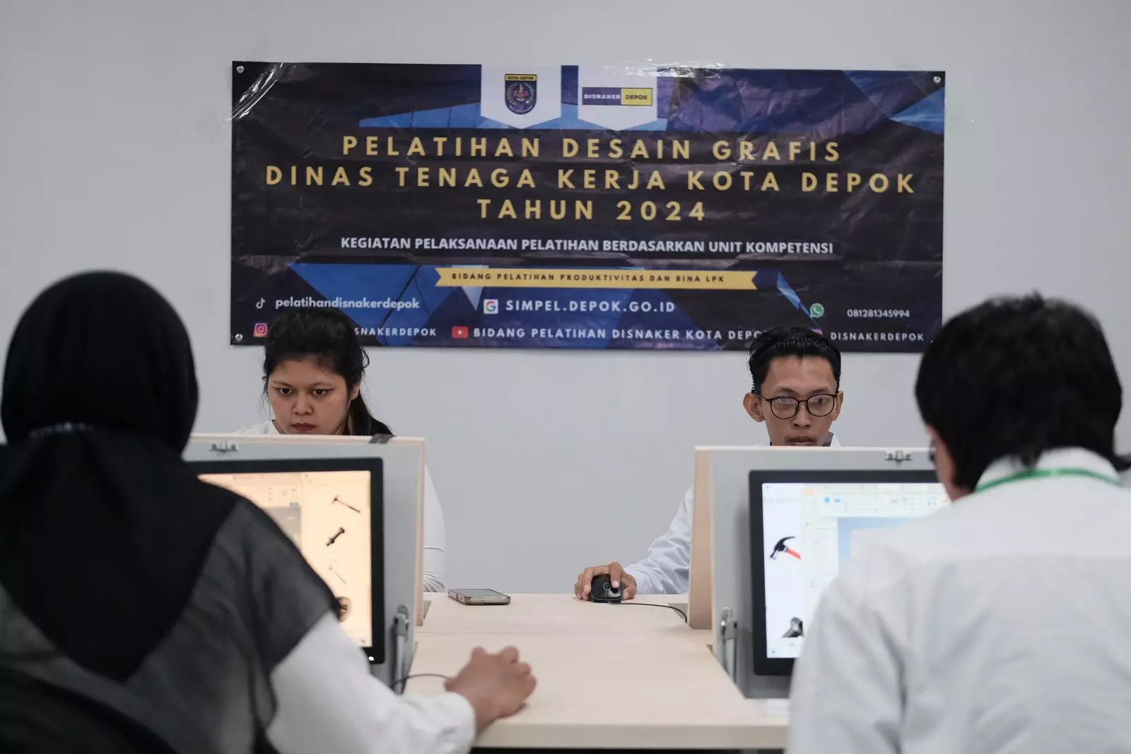 Peserta Pelatihan Desain Grafis Dibekali Konsep Desain 3D hingga Digital Printing