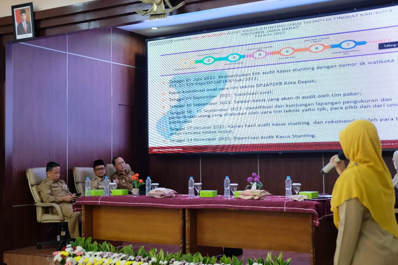Pemkot Depok Adakan Rakor TPPS Diseminasi Audit Kasus Stunting