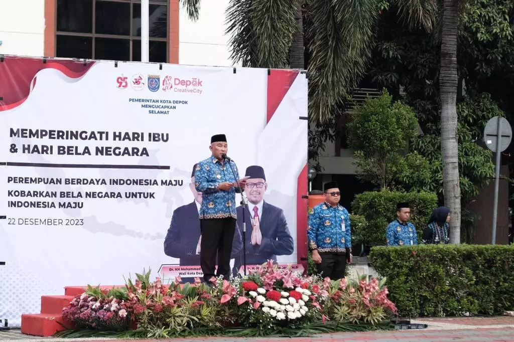 Pesan Wali Kota Depok di Hari Ibu ke-95 dan Bela Negara ke-75