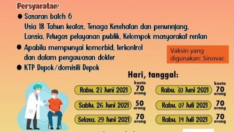 Vaksinasi Covid-19 Batch 6, Puskesmas Cipas Sasar 400 Peserta