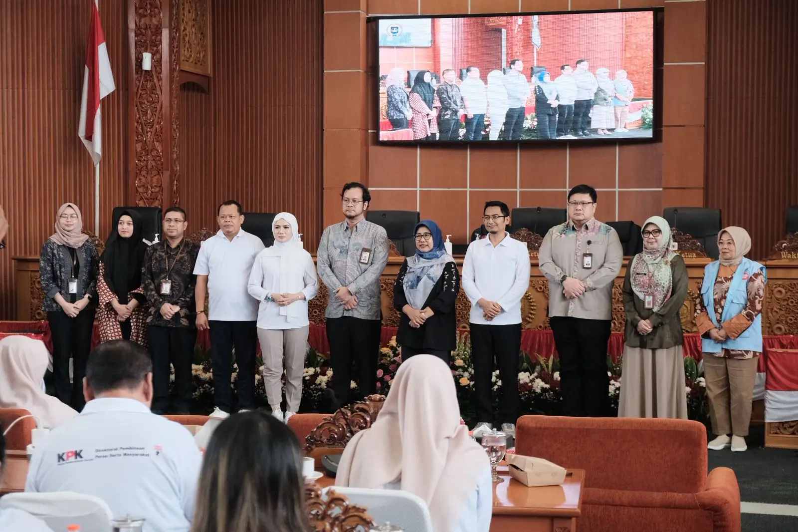 Pimpinan dan Anggota DPRD Depok Ikuti Bimtek Keluarga Berintegritas dari KPK
