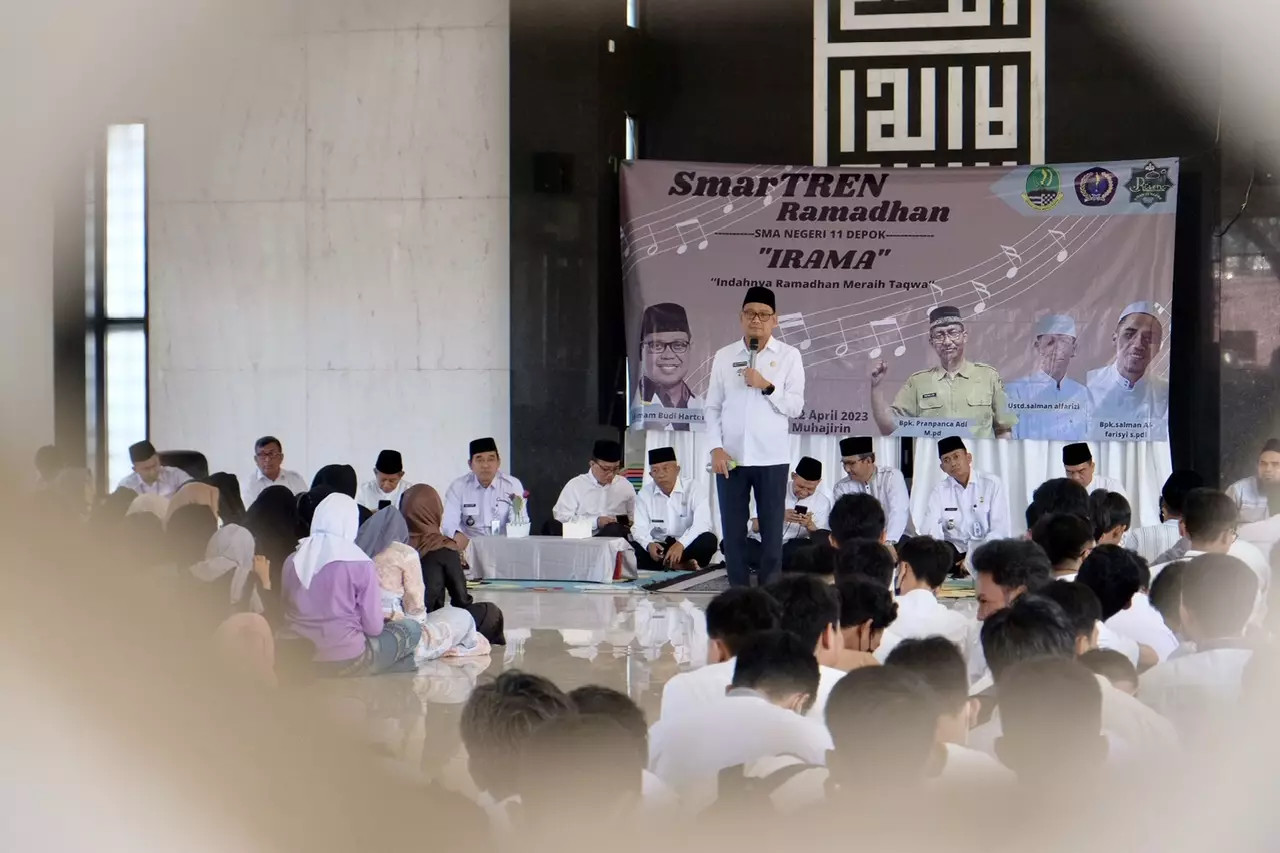 Wakil Wali Kota Hadiri Sanlat Ramadan di SMA 11 Depok