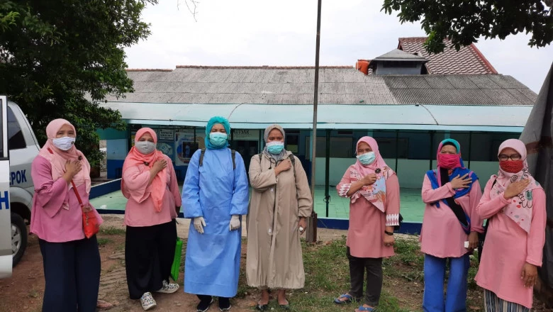 Puskemas Kemiri Muka Turun Langsung Ajak Warga Patuhi 3 M