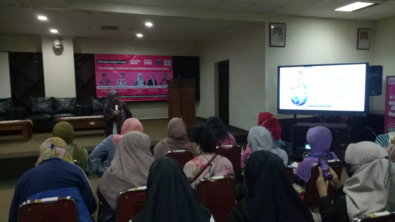 Lewat Workshop, Diskarpus Fasilitasi Pegiat literasi dan UMKM Tingkatkan Kemampuan Literasi Digital