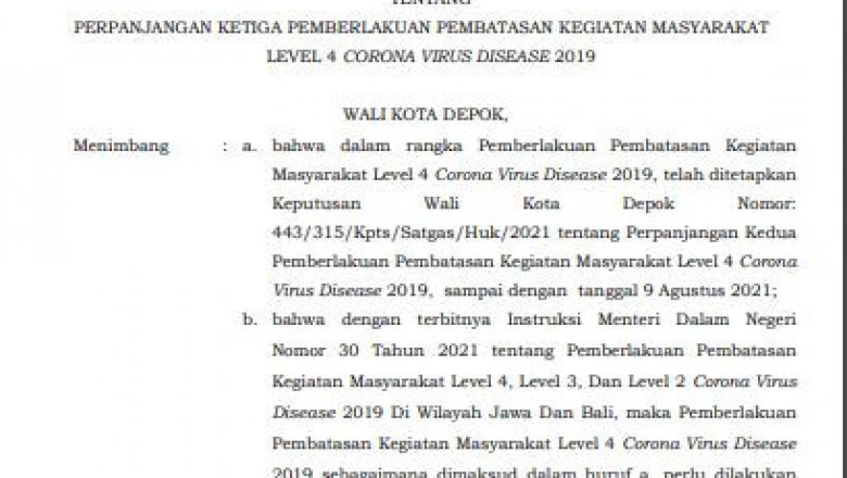 Berikut Aturan untuk Sektor Perbelanjaan dan Perdagangan selama Perpanjangan PPKM Level 4